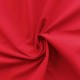 Coupon 3m Tissu Popeline Uni Rouge 