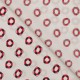 Coupon 3m Tissu Popeline Coton Imprimé Bouée Blanc