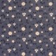 Coupon 3m Tissu Popeline Imprimé Ange Gris 