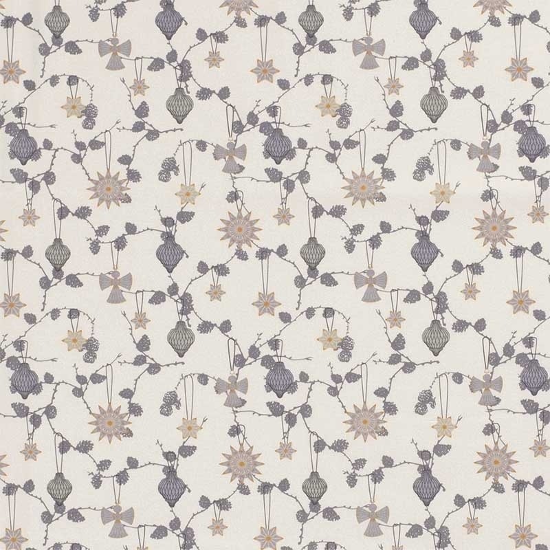 Coupon 3m Tissu Popeline Imprimé Ange Beige