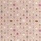 Coupon 3m Tissu Popeline Imprimé Boule Rose 