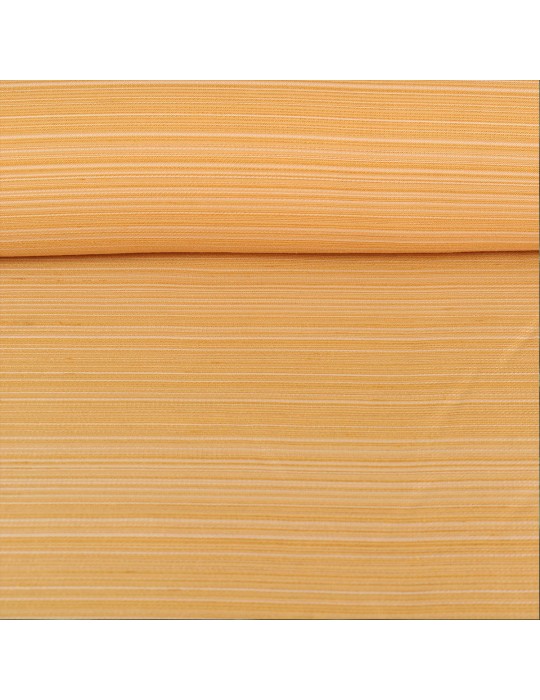 Tissu ameublement polyester jaune