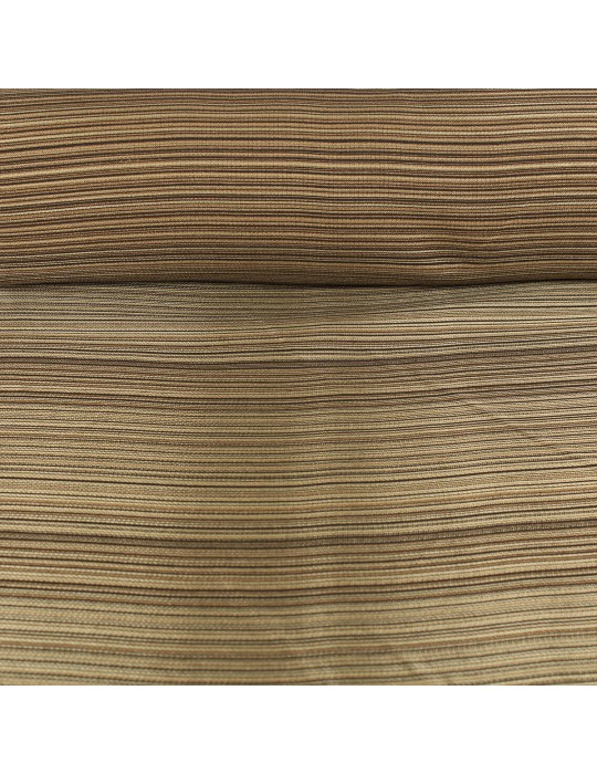 Tissu ameublement polyester  marron
