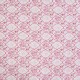 Coupon 3m Tissu Popeline de Coton Imprimé Fleurs Rose