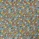 Coupon 3m Tissu Popeline Splash 3d Fleurs 