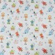Coupon 3m Tissu Popeline Robotique Robots 