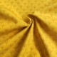 Coupon 3m Tissu Popeline Eventails Jaune