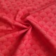 Coupon 3m Tissu Popeline Eventails Rouge Orange 