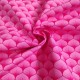 Coupon 3m Tissu Popeline Eventails Rose