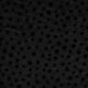 Coupon 3m Tissu Résille Pois Floqués Noir