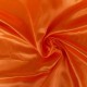 Coupon 3m Tissu Satin Uni Orange 