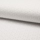 Coupon 3m Tissu Broderie Satin Triangle Blanc Cassé