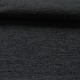 Coupon 3m Tissu  Bouclette Toison Uni Noir 