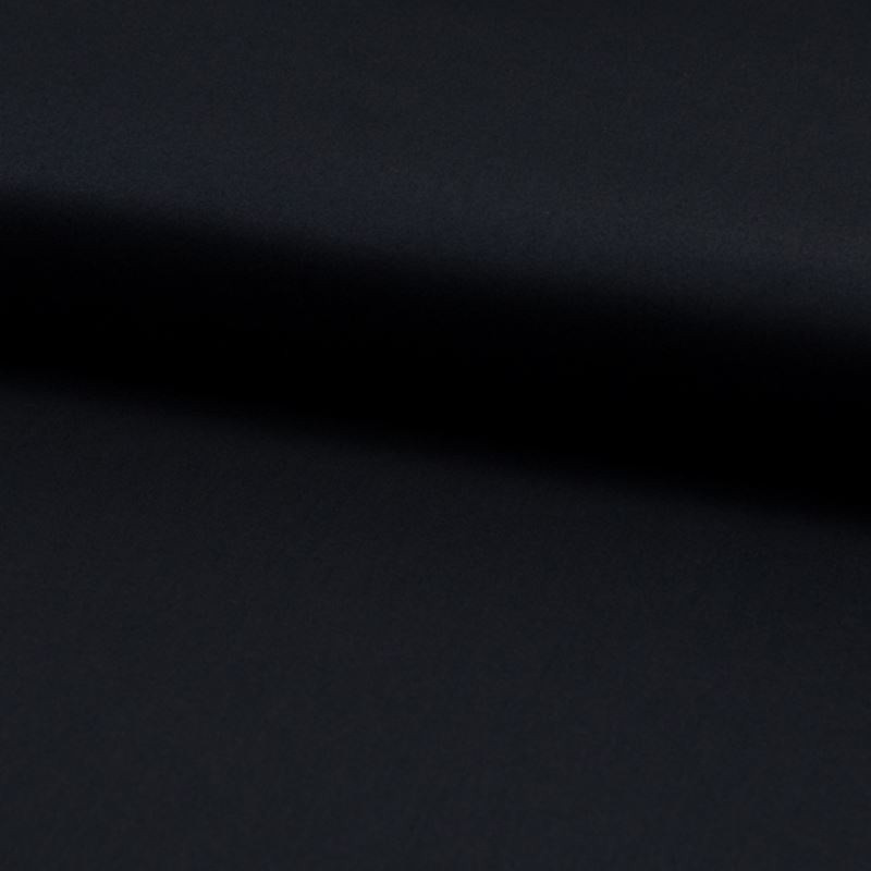 Coupon 3m Tissu Coton Satin Navy 