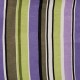 Coupon 3m Tissu Poly Satin Imprimé Rayure Lilas 