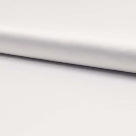 Coupon 3m Tissu Satin Stretch Blanc