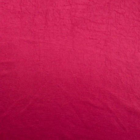 Coupon 3m Tissu Satin Lave Fuchsia