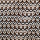 Coupon 3m Tissu Satin Polyester Imprimé Goutte Caramel 