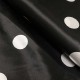 Coupon 3m Tissu Satin Deguisement Poids Fond Noir