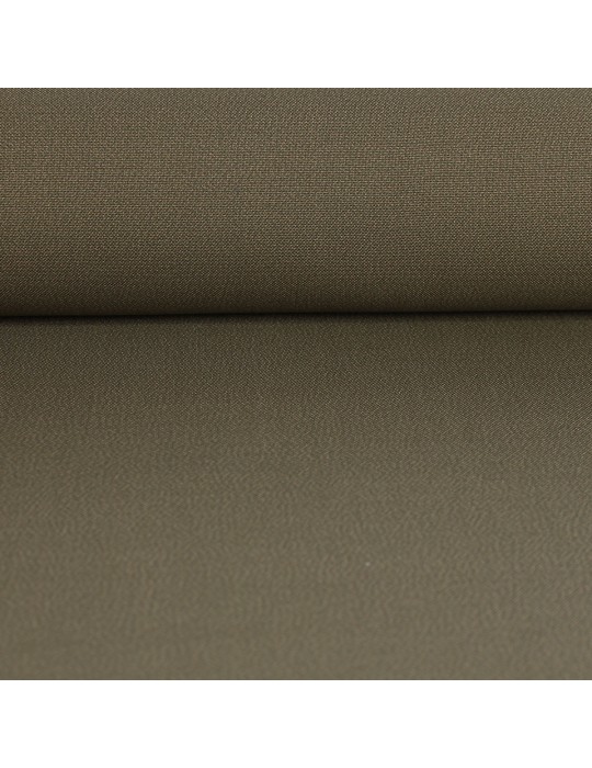 Tissu d'habillement laine / polyester déperlant vert