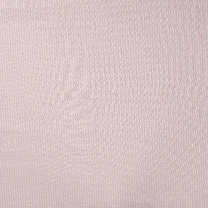 Coupon 3m Tissu Seersucker Rayure Nude 