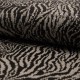Coupon 3m Tissu Sequin Animal Noir blanc 