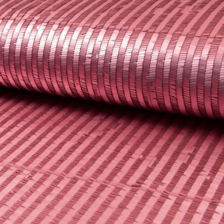 Coupon 3m Tissu Cocktail Rib Rosé