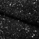 Coupon 3m Tissu Velours Sequin Noir 