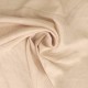Coupon 3m Tissu Uni Vague Ecru 