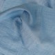 Coupon 3m Tissu Uni Aspect Froissé Bleu 