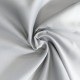 Coupon 3m Tissu Serge Non Feu Grande Largeur Gris Perle 
