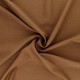 Coupon 3m Tissu Serge Fluide Uni Marron