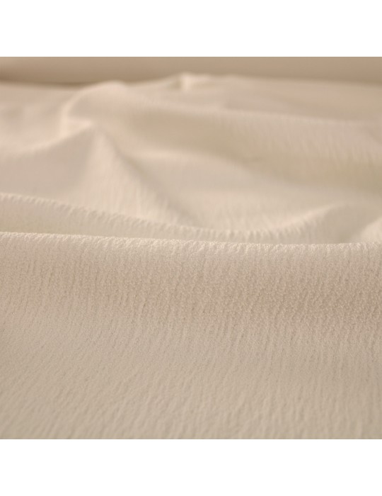 Tissu crêpe blanc