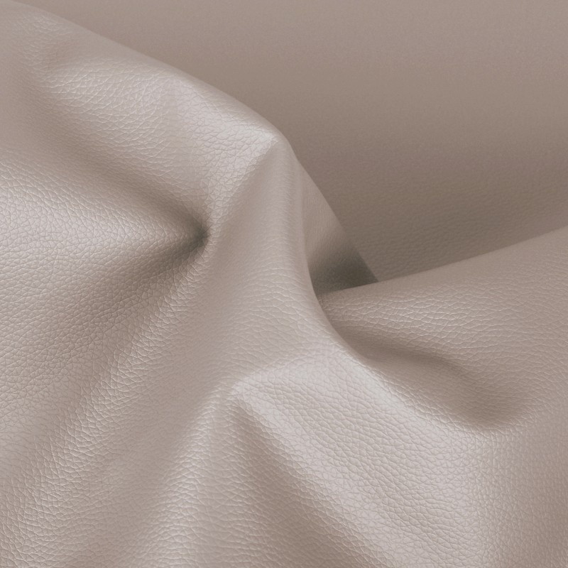 Coupon 3m Tissu Simili Karla Taupe Clair