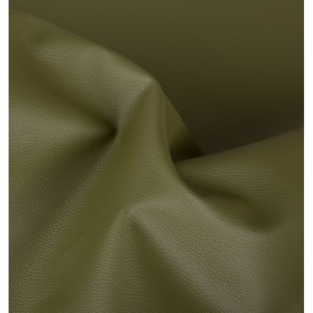 Coupon 3m Tissu Simili Karla Kaki