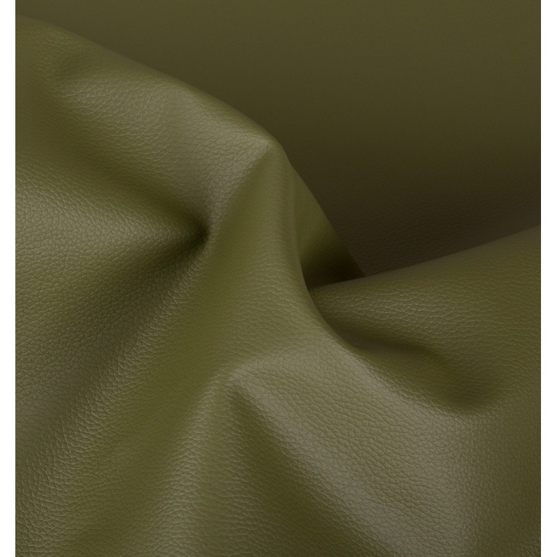 Coupon 3m Tissu Simili Karla Kaki