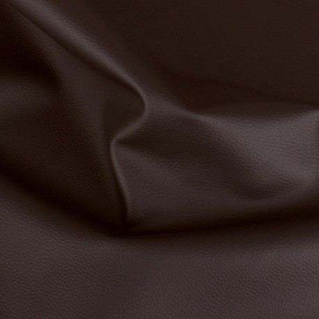 Coupon 3m Tissu Simili Karla Chocolat