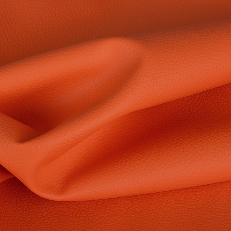 Coupon 3m Tissu Simili Karla Orange 