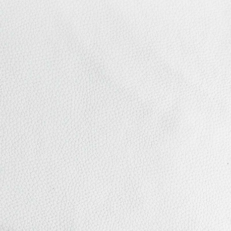 Coupon 3m Tissu Simili Nice Blanc 