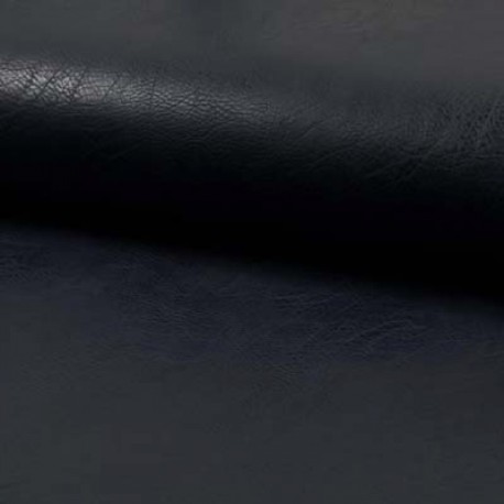 Coupon 3m Tissu Simili Vintage Navy