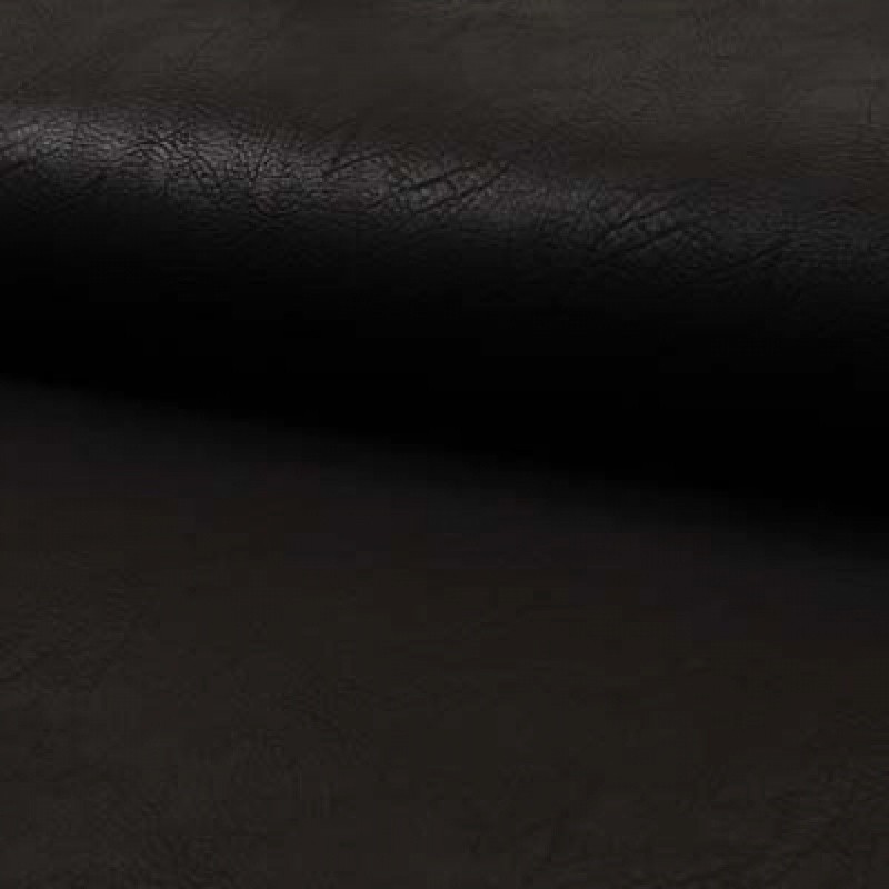 Coupon 3m Tissu Simili Vintage Noir