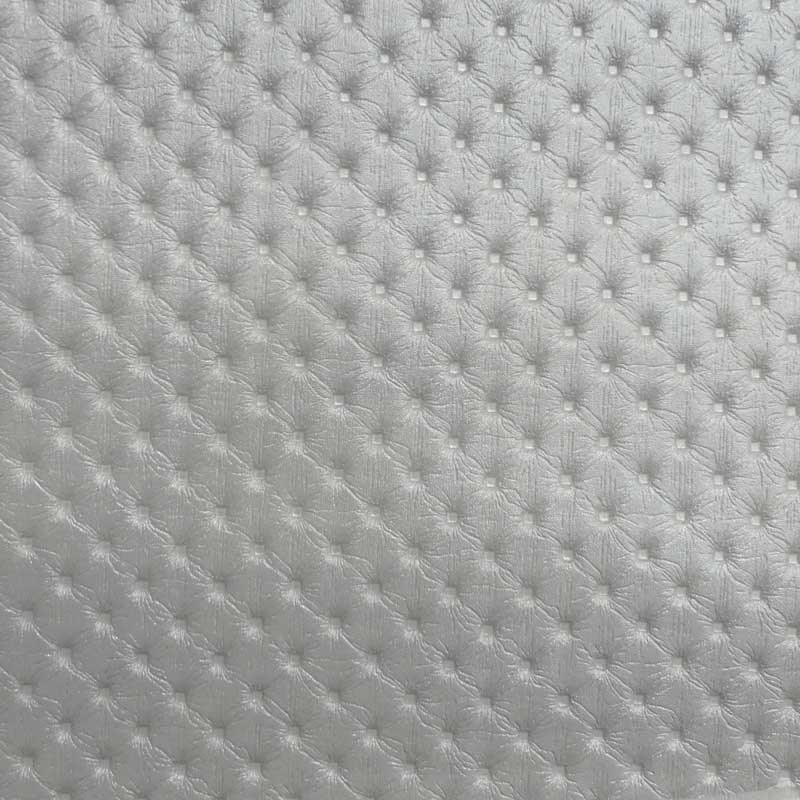 Coupon 3m Tissu Simili Truva Argent 
