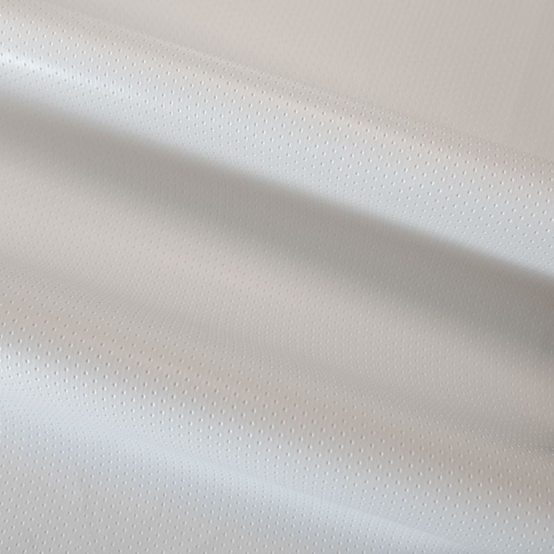 Coupon 3m Tissu Simili Texturé Swing Blanc