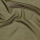 Coupon 3m Tissu Mousseline de Soie Kaki 10 Mommes 
