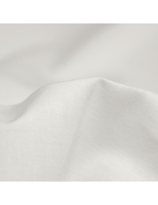 Coupon toile à drap 220 X 300 cm uni blanc