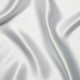 Coupon 3m Tissu Satin de Soie Gris Clair 16 Mommes