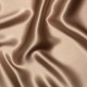 Coupon 3m Tissu Satin de Soie Beige 16 Mommes