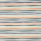 Coupon 3m Tissu Sweat Rayures Blanc  