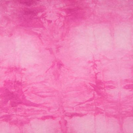 Coupon 3m Tissu Sweat Tie&Dye Fuchsia 