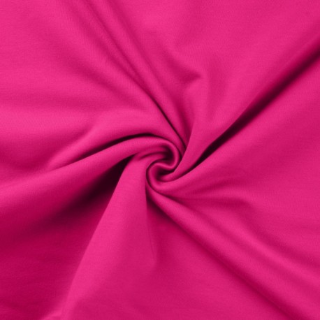 Coupon 3m Tissu Sweat French Terry Fuchsia